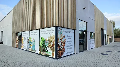 Bloemschikken experience center voor iedereen in dentergem - gevel - fruitesse 3 - bloemschikmateriaal